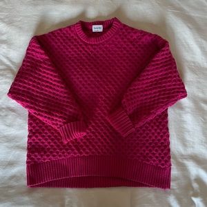 Sunday Best magenta sweater
